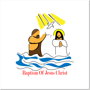 Baptism Of Jesus Christ Posters and Art